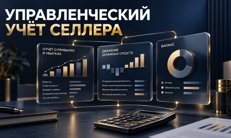 Иллюстрация кейса: Управленческий учёт для селлера: ОПиУ, ДДС и баланс на базе 1С