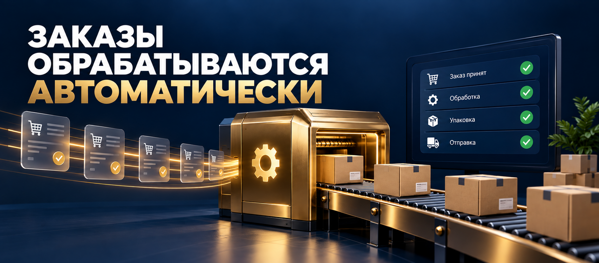 Автоматизация обработки заказов: скорость выросла в 2,5 раза без расширения штата