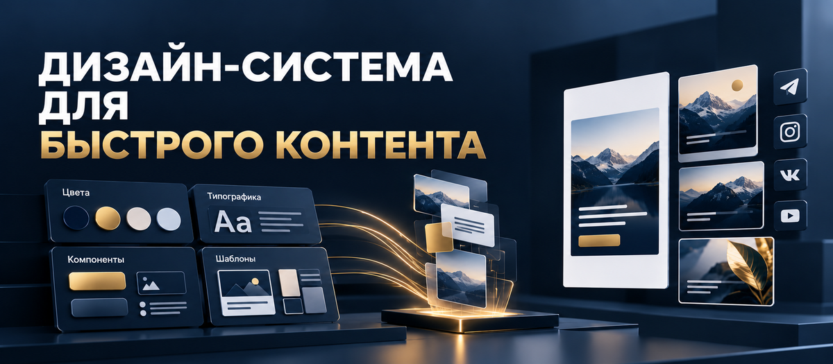 Маркетинговые материалы в 3 раза быстрее: внедрение дизайн-системы