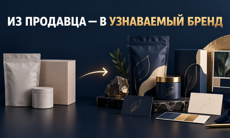 Иллюстрация кейса: Из обычного продавца — в узнаваемый бренд: комплексный дизайн и упаковка