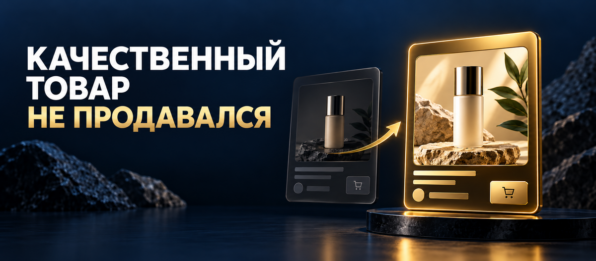 Карточки не продавали, несмотря на качественный товар: конверсия +52% и выход в ТОП
