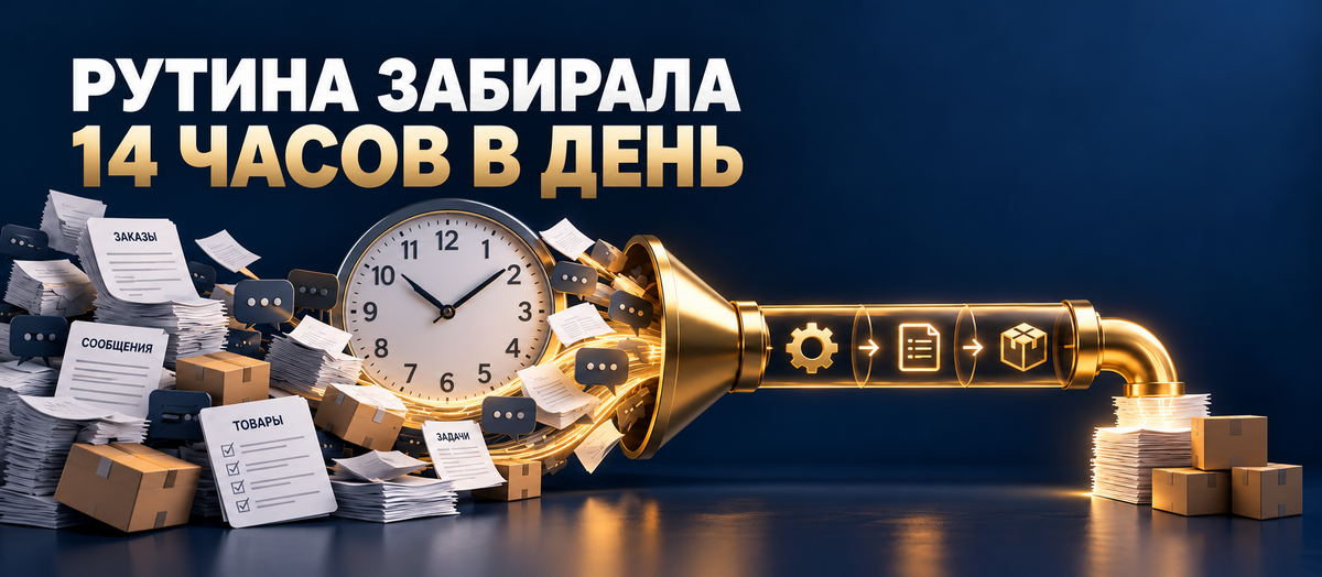 Собственник работал по 14 часов в день: освободили 120 часов в месяц и рост продаж на 37%