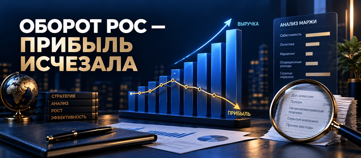 Оборот рос, а прибыль исчезала: чистая прибыль +24% и контроль маржи