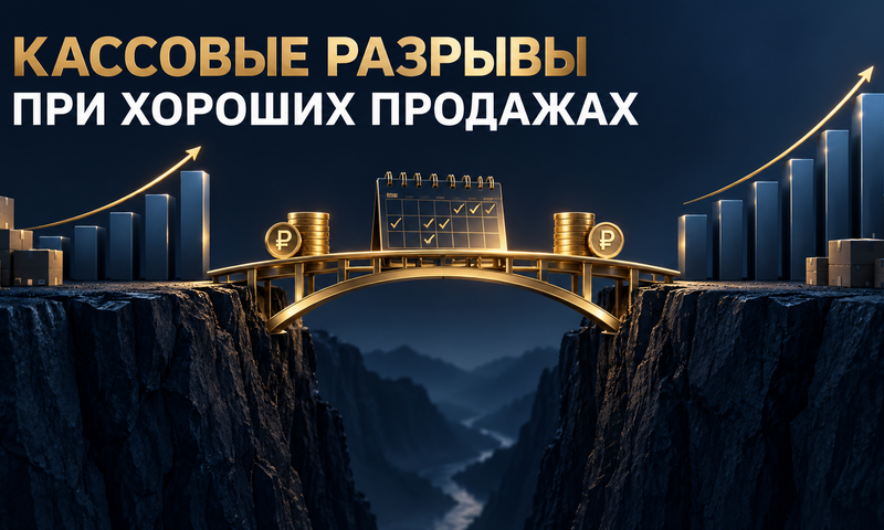 Иллюстрация кейса: Кассовые разрывы при хороших продажах: прогноз денежного потока и отказ от кредитов