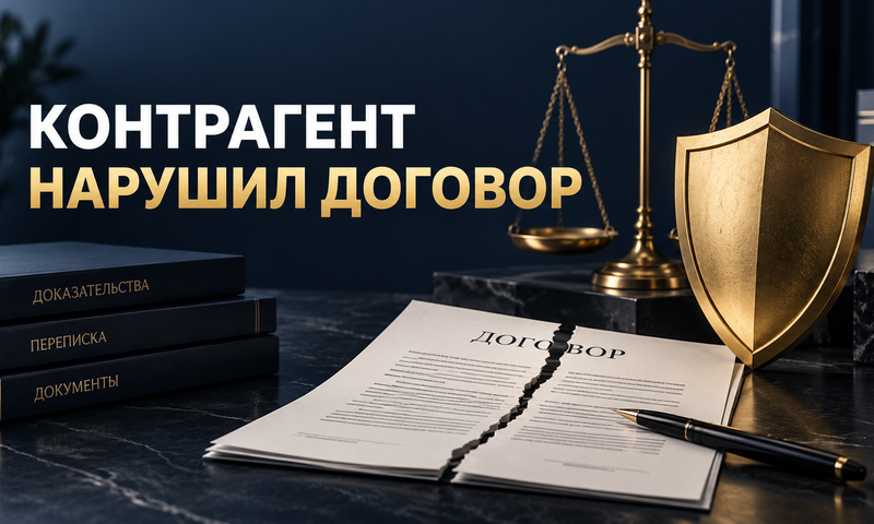 Иллюстрация кейса: Контрагент нарушил договор: взыскали задолженность и компенсацию