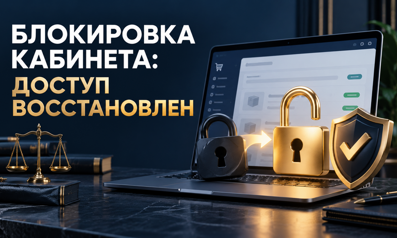 Иллюстрация кейса: Маркетплейс незаконно заблокировал кабинет: восстановили доступ и деньги