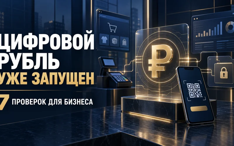 Оплата цифровыми рублями через универсальный QR-код в бизнесе