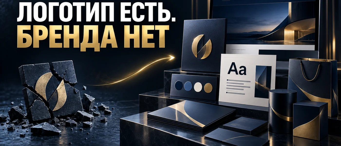 Единая визуальная система бренда на сайте, упаковке и презентации