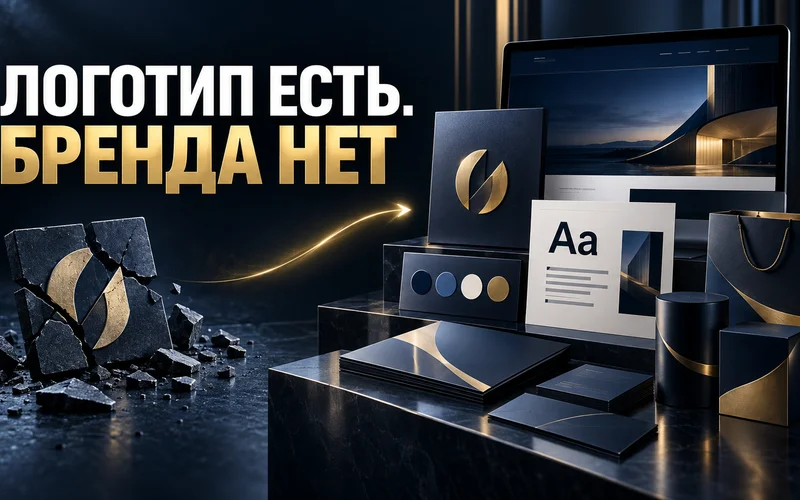 Единая визуальная система бренда на сайте, упаковке и презентации