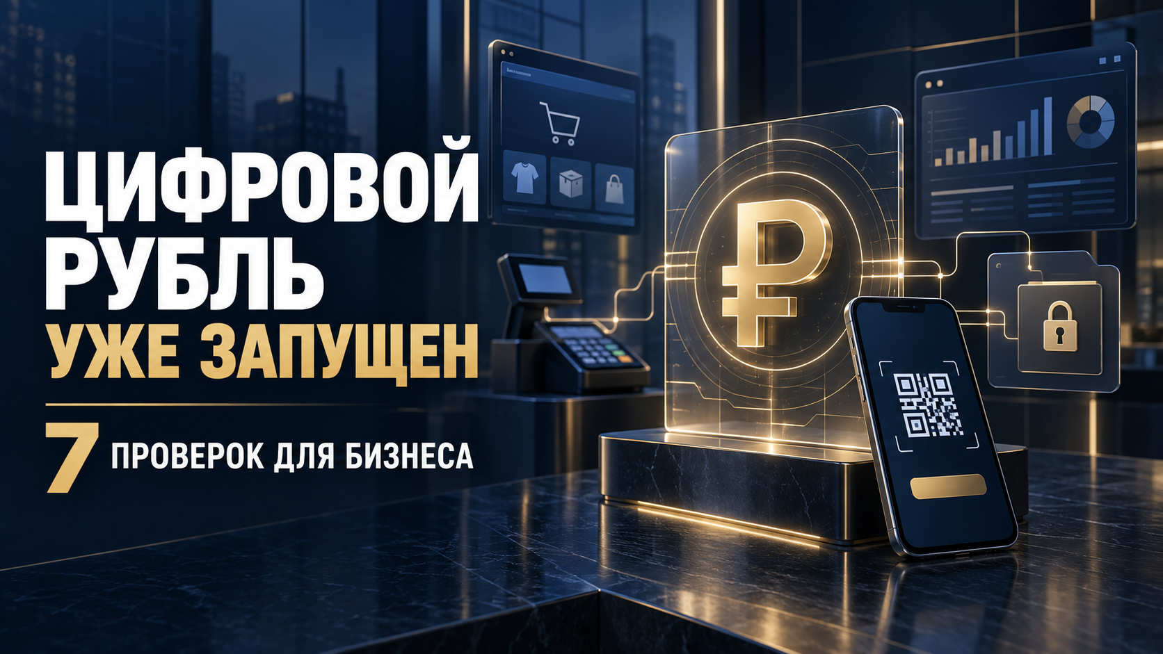 Оплата цифровыми рублями через универсальный QR-код в бизнесе