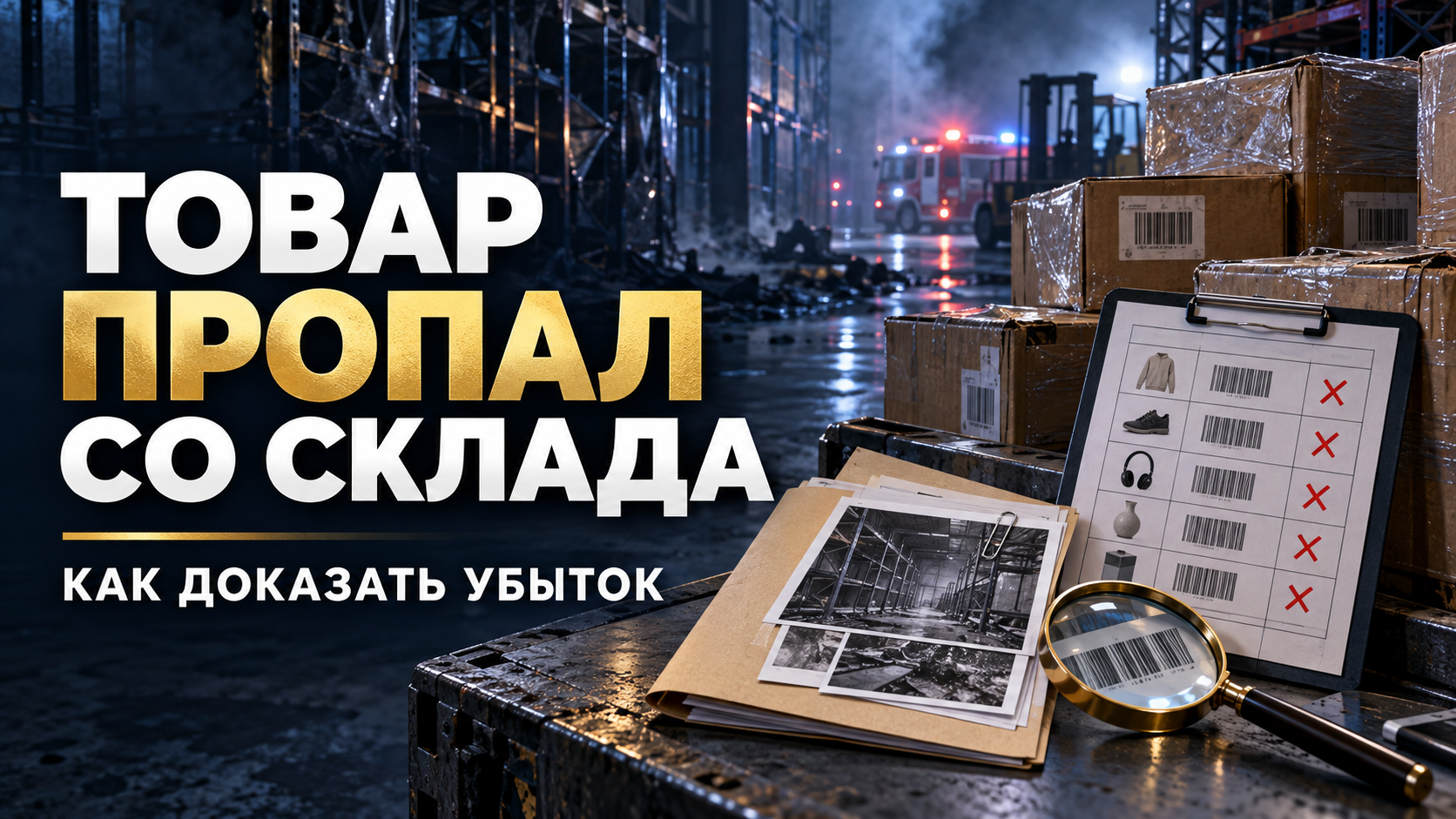 Селлер проверяет документы на товар после происшествия на складе